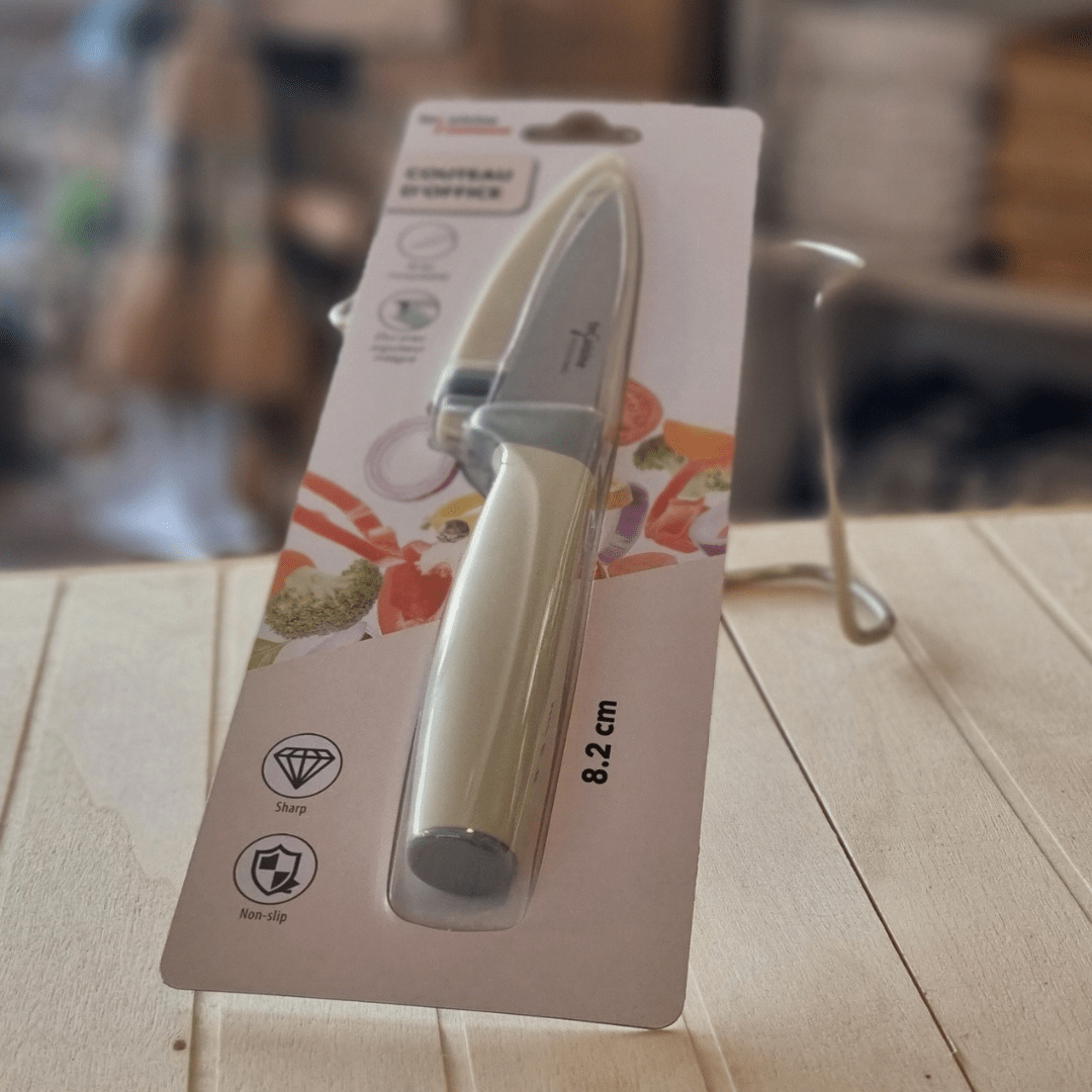 Couteau d'office et son étui avec aiguiseur
